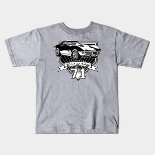 1971 Corvette Stingray Kids T-Shirt